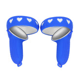 Maxbell Left and Controller Grip Cover Anti Shock Anti Slip for Quest 2 Blue