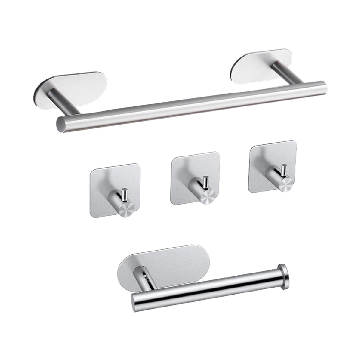 Maxbell Wall Mounted Towel Bars Towel Hanger Towel Holder for Farmhouse Kitchen Room Argent