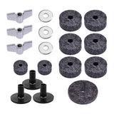 Maxbell Drum Sets Replacement Cymbal Felt Washer Drum Accessories Replacement Kit grey
