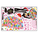 Max kitchen bedroom Wall Stickers Art Room Removable Decals  umbrella girl