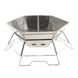 Maxbell Foldable BBQ Grill Barbecue Charcoal Stove Cooking Yard Stainless Steel Wire