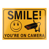Maxbell Security Alert Sign 24 Hour Video Surveillance Sign for House Driveway Alert Style A