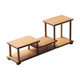 Maxbell Spice Rack Storage Shelves Showcase Fixtures for Model Collectibles Cosmetic D