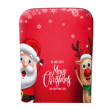 Maxbell Polyester Xmas Christmas Chair Cover Furniture Protective for Holiday Room Style F