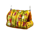 Maxbell Warm Bird House Hammock Sleep Bed for Small and Medium Parrot  Pink Small