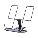 Maxbell Portable Cookbook Holder Organizer Display Lightweight for Reading Cookbooks Black