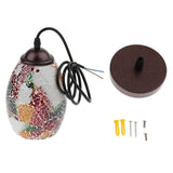 Maxbell Retro Bar Cafe Pendant Light Mosaic Style Hanging Ceiling Lamp Shade 6