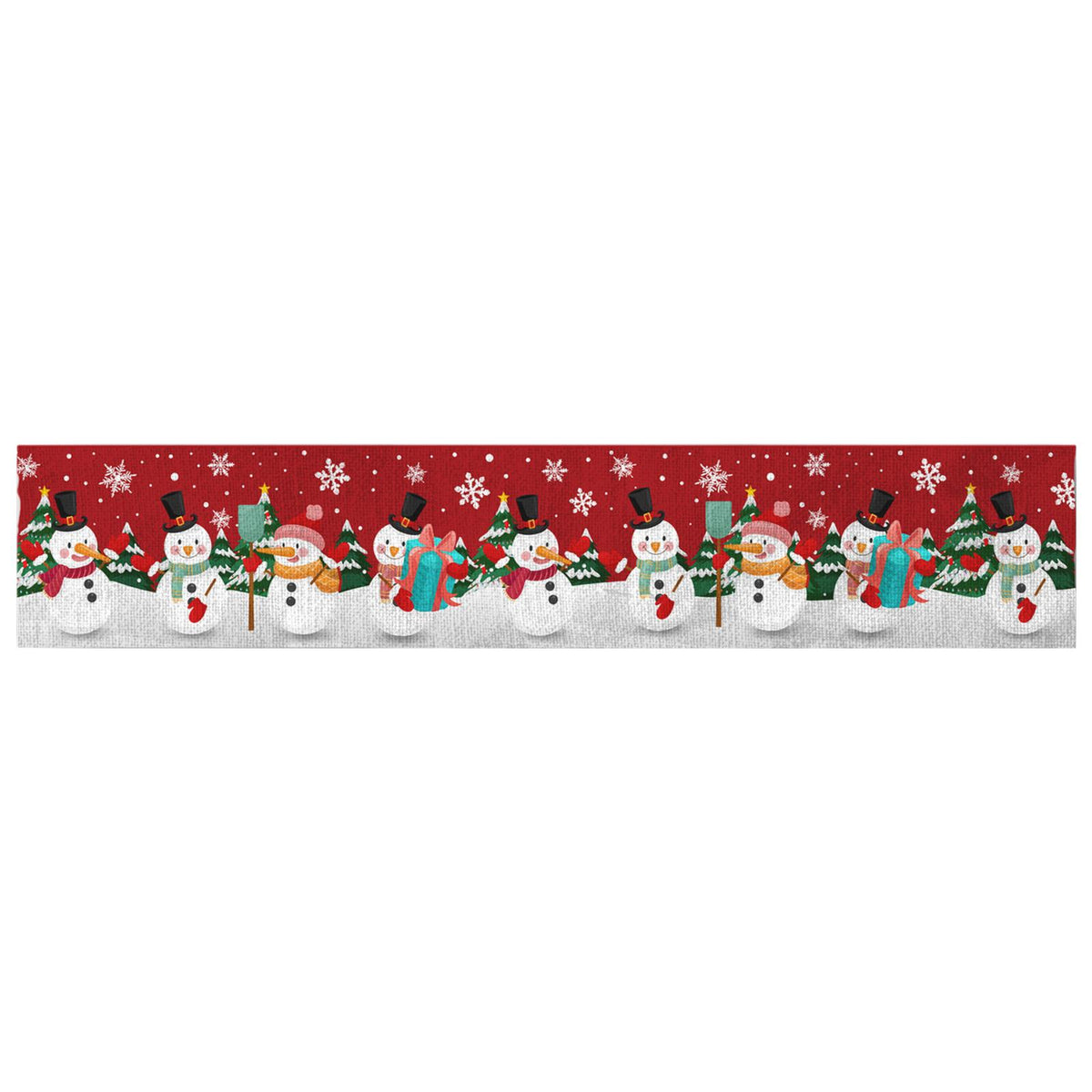 Maxbell Holiday Themed table runners Carefully Stitch for Festival New Years Party Style C