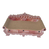 Maxbell Corrugated Cardboard Cat Scratcher Couch Bed for Indoor Cats Home Decoration