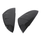 Maxbell 2 Pieces Door Mirror Cover Caps for Lexus IS500 Repair Part Carbon Fiber Pattern