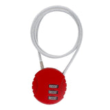 Maxbell Motorcycle Helmet Lock Cycling lock Universal mini Backpack Red