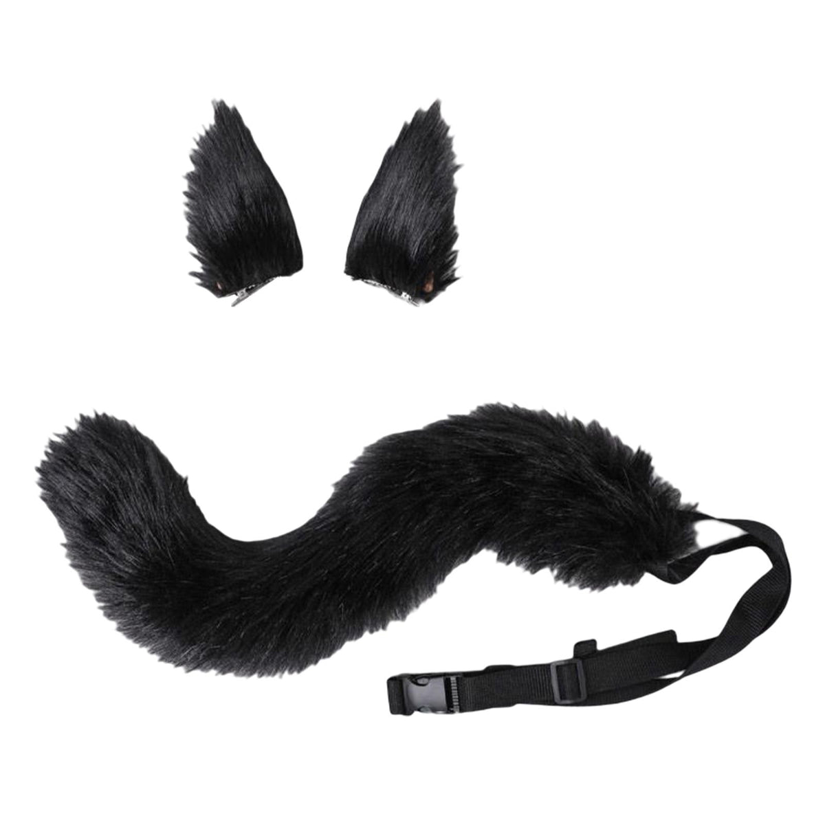 Maxbell Cosplay Costume Furry Costume Accessories Decor for Fancy Party Girl Unisex Black