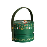 Maxbell Party Gift Box Gift Wrapping Boxes Stackable for Gift Giving Birthday Party Pendant Green