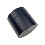 Maxbell Pool Cue Chalk Holder Organizer Round Shape Easy to Use Carrier Case Metal Black