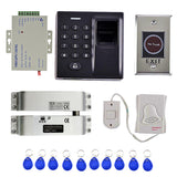 Maxbell Universal 500 Fingerprint Password Door Access Control Security System 10Keys Card Smart Lock Work Off-Line