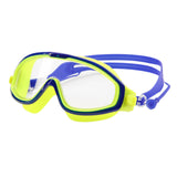 Maxbell Kids Swim Goggles with Earplug Adjustable for Kids 6-14 Teenagers Boys Girls Yellow