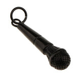 Maxbell Mens Hip Hop Rock Roll Stainless Steel Microphone Music Pendant for Necklace