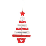 Maxbell Christmas Pendant Accessory Hanging Ornaments Decor for Party Supplies Red