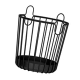 Maxbell Rustic Laundry Basket Storage Bins Toy Organizer for Balcony Farmhouse Black
