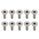 Max 10 Pieces Titanium Alloy Button Head Socket Screws Hexagon Bolts M3 x 10mm