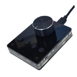 Maxbell USB Volume Controller Keyboard Simple Installation for Computer Laptop Black