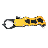 Maxbell Aluminum Alloy Fish Gripper Fish Holder Lip Gripper Fishing Grabber Golden