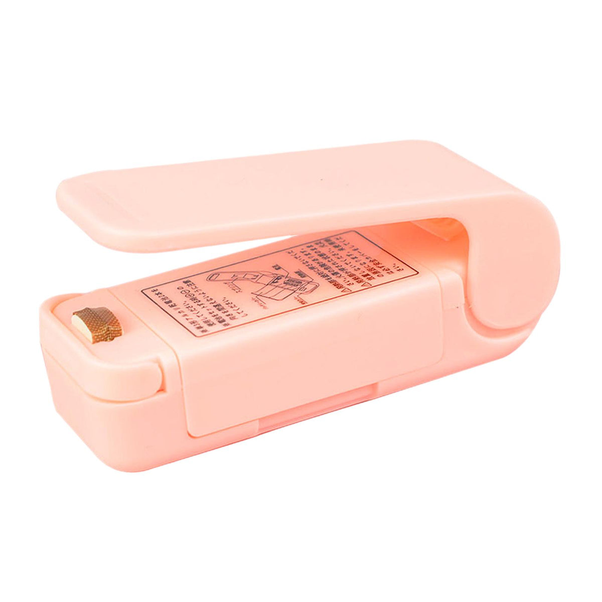 Maxbell Portable Mini Heat Sealing Machine Household Plastic Bag Sealer Pink