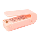 Maxbell Portable Mini Heat Sealing Machine Household Plastic Bag Sealer Pink