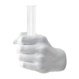 Maxbell Modern Hand Shaped Figurines Home Decor Bud Vase for Living Room C