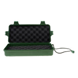 Maxbell Airtight Survival Storage Case Flashlight Torch Carry Box Container L Green