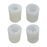 Maxbell 4 Pieces Bunny Chocolate Moulds Bunny Cake Moulds for Ice Cream