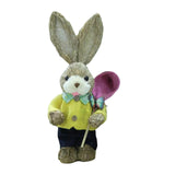 Maxbell Cartoon Standing Easter Bunny Figurine Doll Decoration 35cm Tall Stylish Style F
