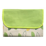 Maxbell Beach Blanket Machine Washable Camping Mat Picnic Outdoor Blanket for Sports 150cmx100cm  Small Green Leaves