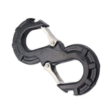 Maxbell Car Tow Hook Trailer Accessoriers Vehicle Car Winch Trailer Shackle Black