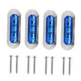 Maxbell 4Pcs Trailer Marker Lights Easy to Install Indicator for Lorry Van