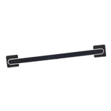 Maxbell Wall Mount Slipper Rack Anti Skid Drilling Free Hanging for Bathroom Door Black with white