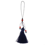 Max Crafts Tassels for Sewing Key Chain Bag Purse Pendant Finding DIY Blue