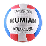 Max Official Size 5 Volleyball Training Racing Competition Game Soft Ball White