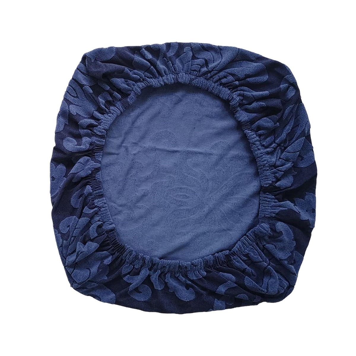 Maxbell Seat Cover Washable Durable Elastic Stretch for Home Office Accessories Grey with blue