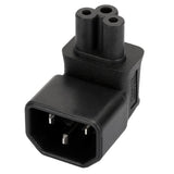 Maxbell IEC320-C14 to C5 Angle AC Adapter Electrical Socket Converter Plug