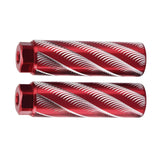 Maxbell Bicycle Foot Stunt Pegs Cycling Accessories for MTB Mountain Road Bikes Red