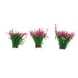 Maxbell DIY handmade model material sand table building shrub flowers  red