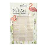 Maxbell 3D Golden Metallic Nail Art Stickers Decals Self-ahesive Tips Decorations 2