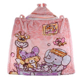 Maxbell Newborn Baby Hooded Cloak Poncho Jacket Outwear Kids Warm Coat Pnk 3
