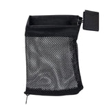 Maxbell Mesh Recycling Bag Collection Container Storage Bag for Camp Office Hiking Black