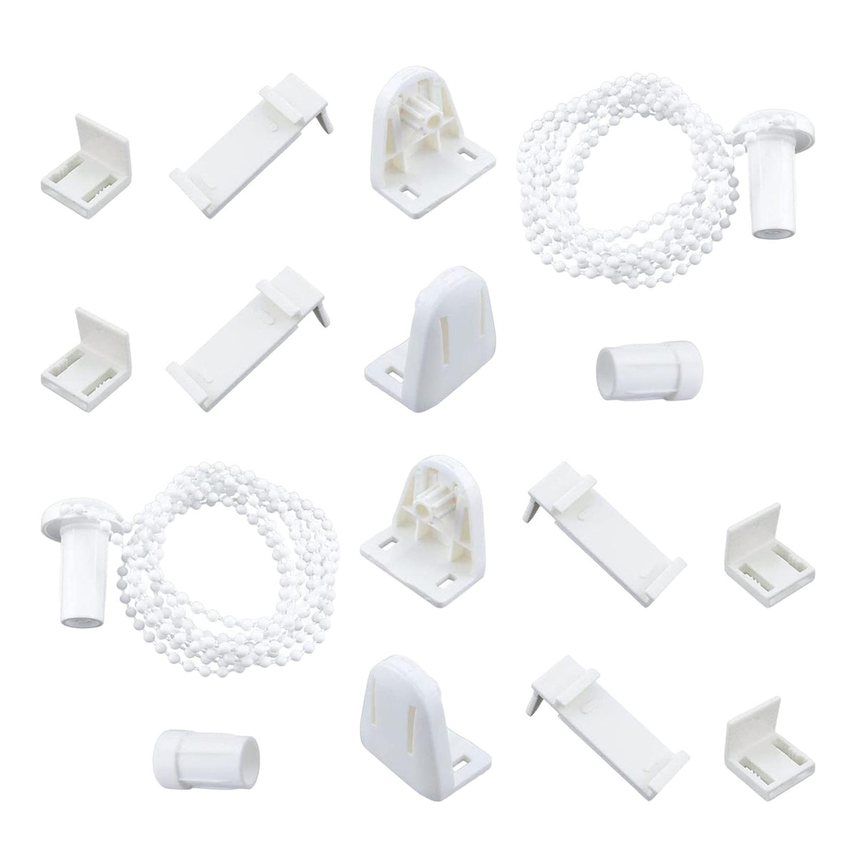 Maxbell Roller Blind Fittings Kit Spares Set Curtain Roller Chain Cord Clutch 2 Set