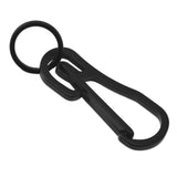 Maxbell Carabiner Keychain Hooks Quick Release Key Ring for Men Women black
