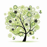 Maxbell 5D Diamond Painting Tree Embroider Cross Stitch Craft DIY Home Wall Decor Kids Educational Gift Spring