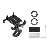 Maxbell Bike Phone Mount Detachable Aluminum Alloy for Cycling Accessories Stroller With fixed claws