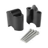 Maxbell 2Pcs Handlebar Riser Clamp for Harley XL 1200x Forty-Eight 2010-17 Black